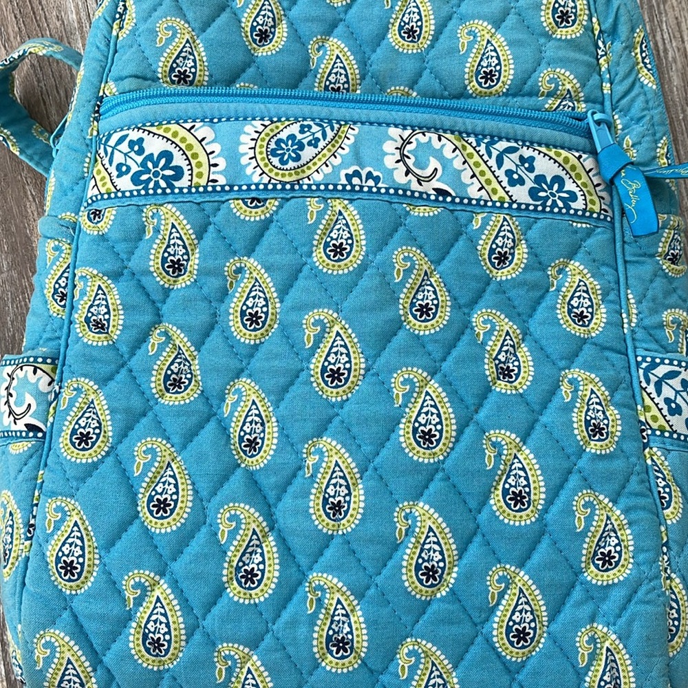 Vera Bradley quilted small backpack - Picture 2 of 7